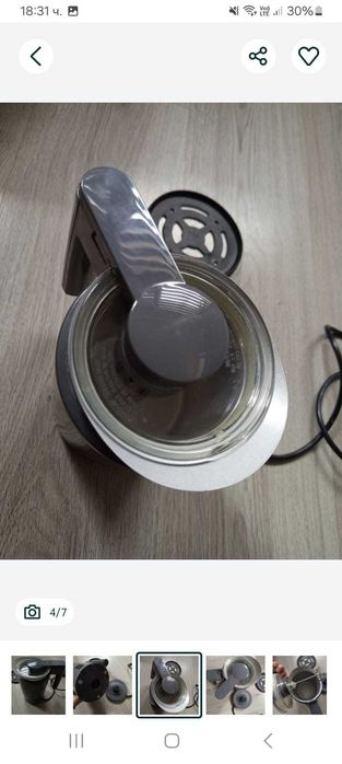 100 лв Уред за млечна пяна Melitta Cremio