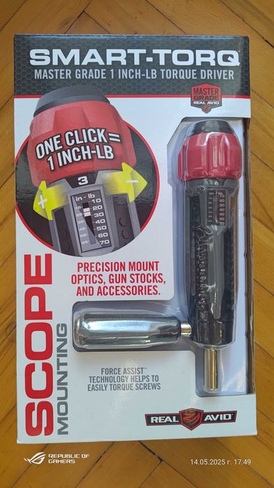 Динамометрична Отвертка Real Avid Smart TORQ
