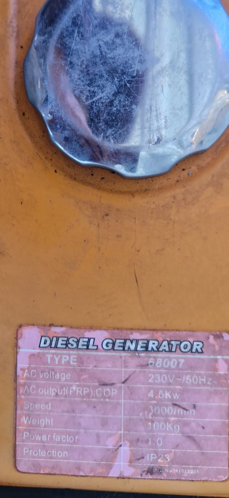 Продам дизельный  генератор 4,5 квт