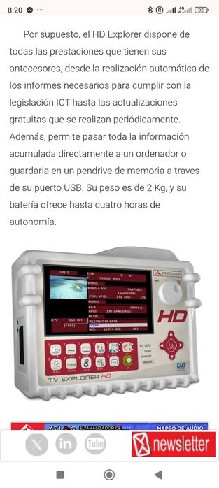 Promax Tv Explorer Hd Plus