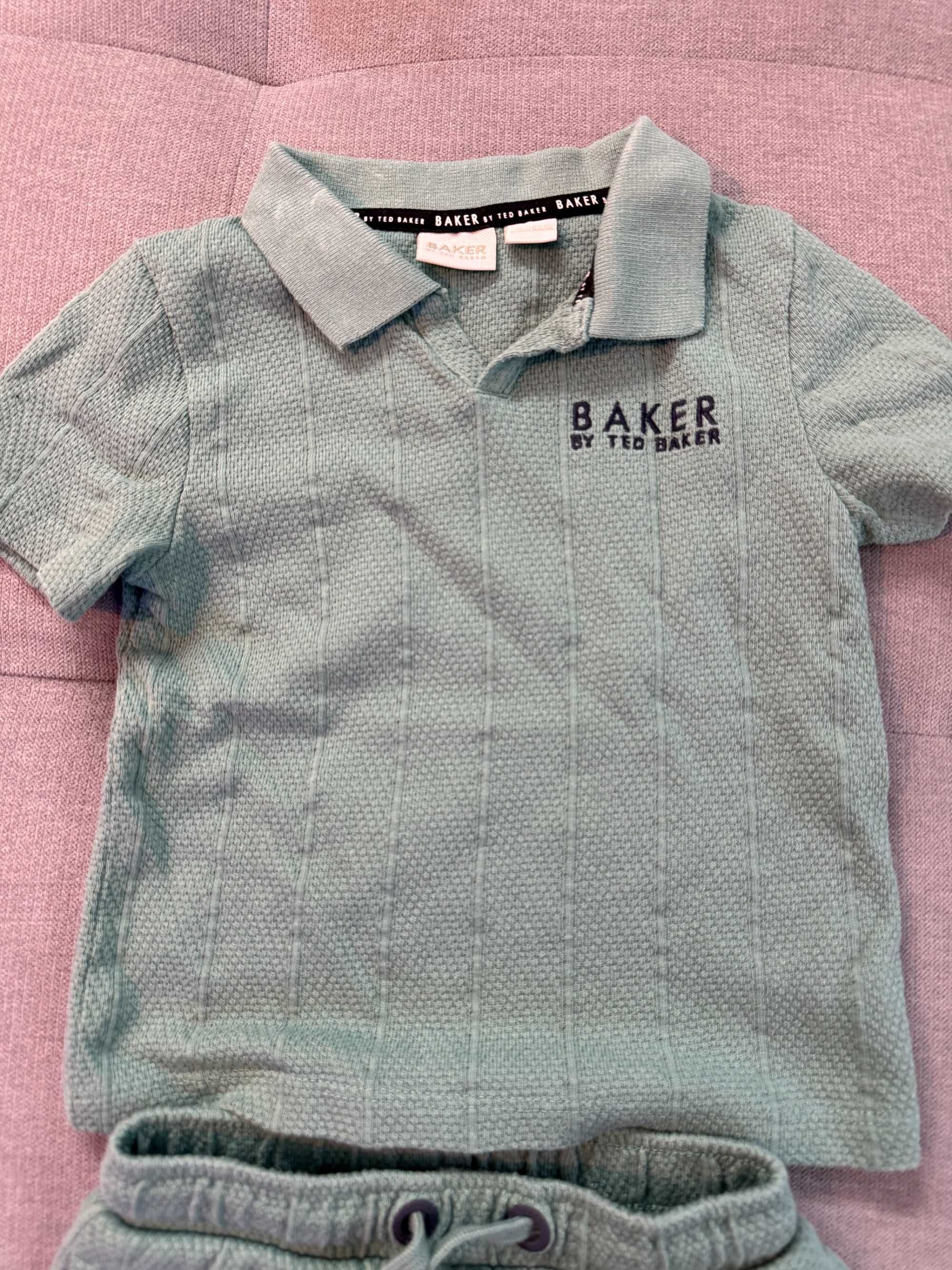 Set vara Ted Baker premium verde, băiat, M86, 12-18 Luni