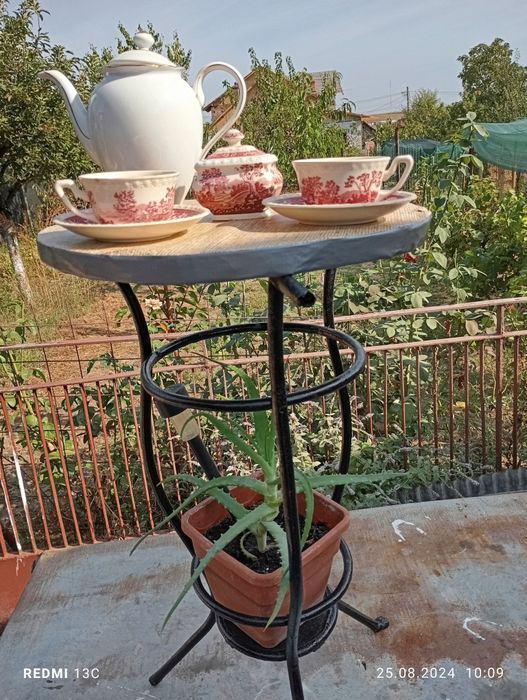 Măsuță cafea fier forjat