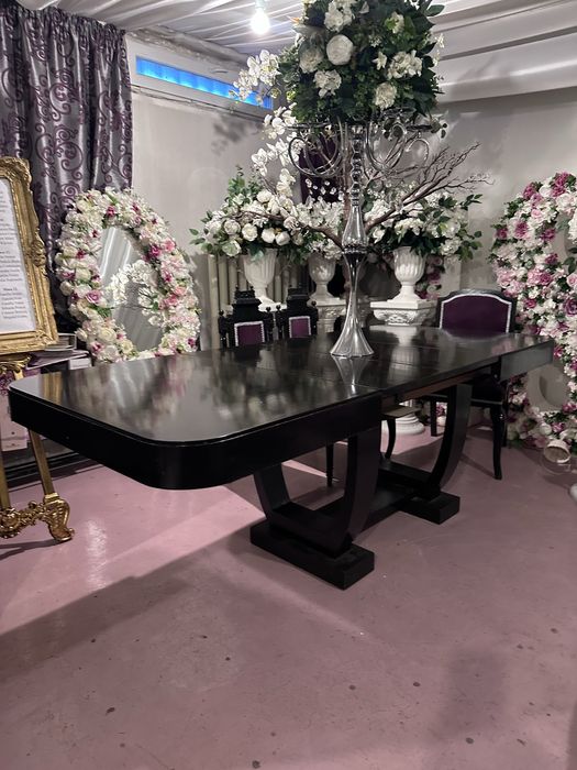 Masa art deco impecabila extensibila