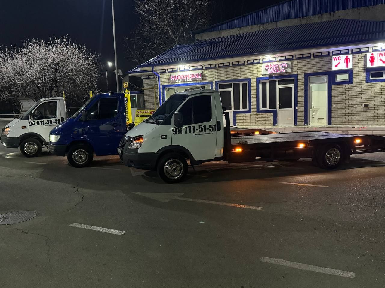 Evakuator xizmati tez va qulay narxlarda 15/20 daqiqada yetib kelamiz