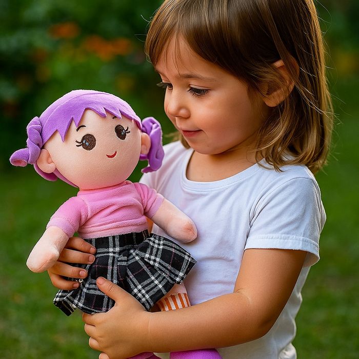 Очарователни парцалени кукли, говорещи на български език, 50 см