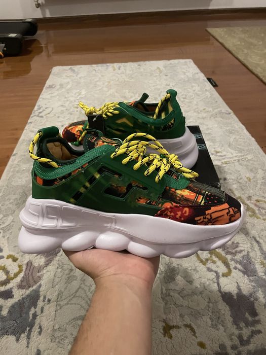 Versace Chain Reaction Green Snake