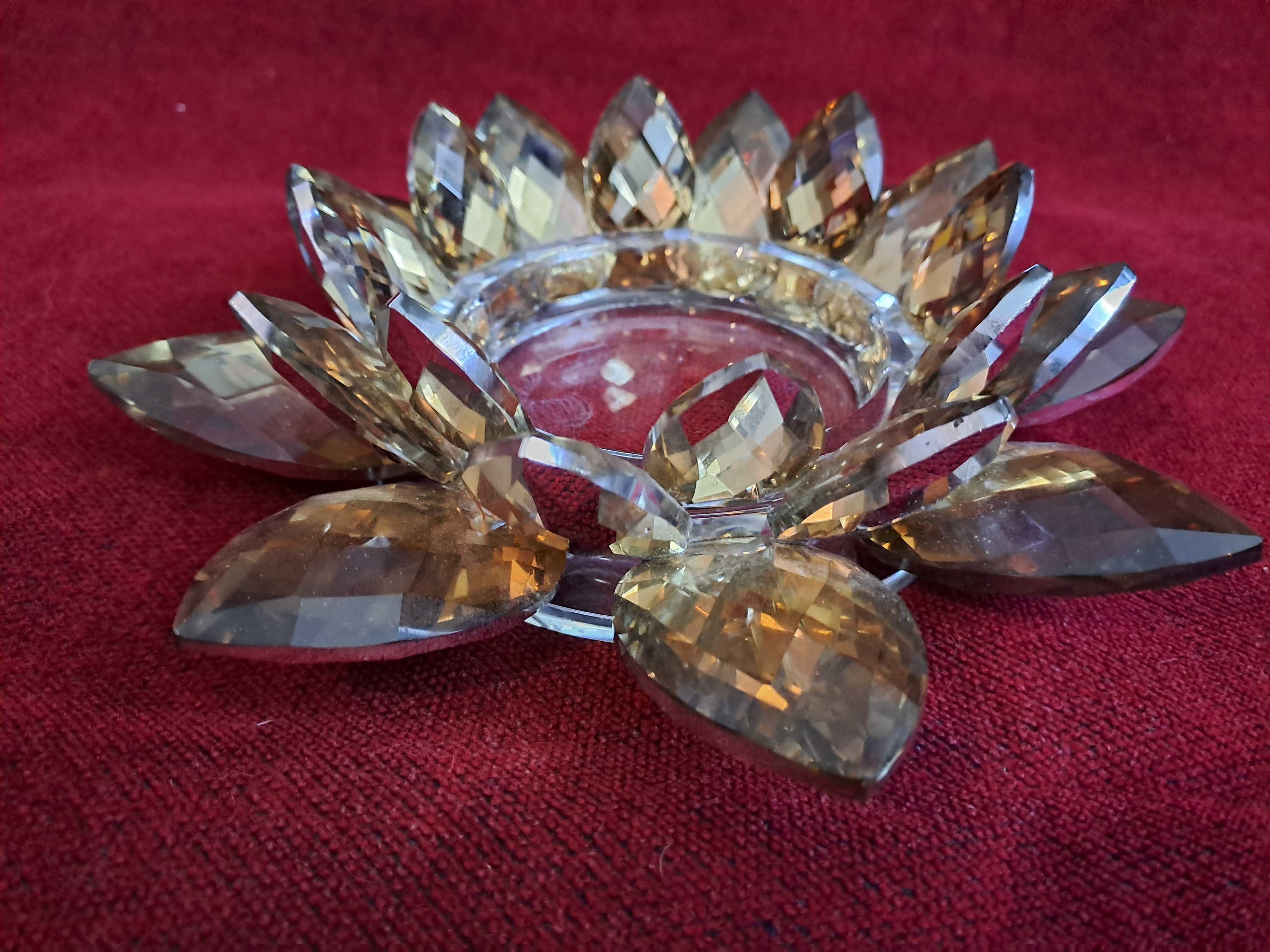 floare de lotus cristal feng shui 21 cm