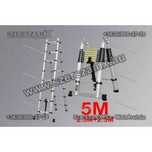 Scara telescopică Haina M143 cu două ramuri 5m 2.5m + 2.5m