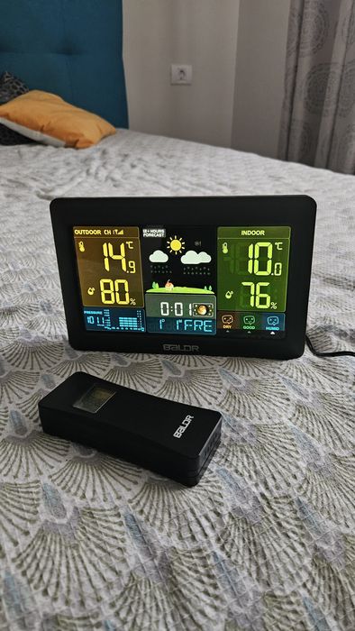 Statie meteo cu termometru exterior