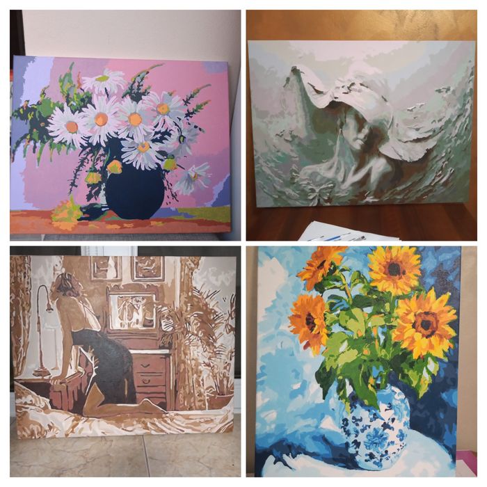 Tablouri pictate in acrilic