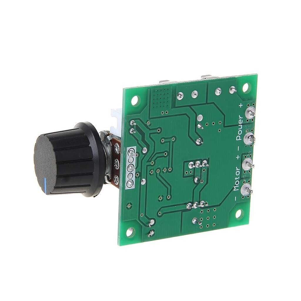 Димер 10A DC 12V-40V PWM фазов регулатор с предпазител.
