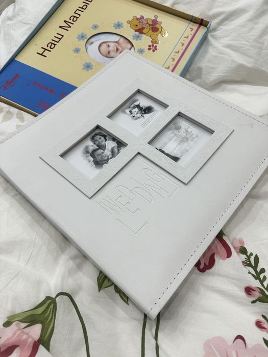 Фотоальбом свадебный и для малыша