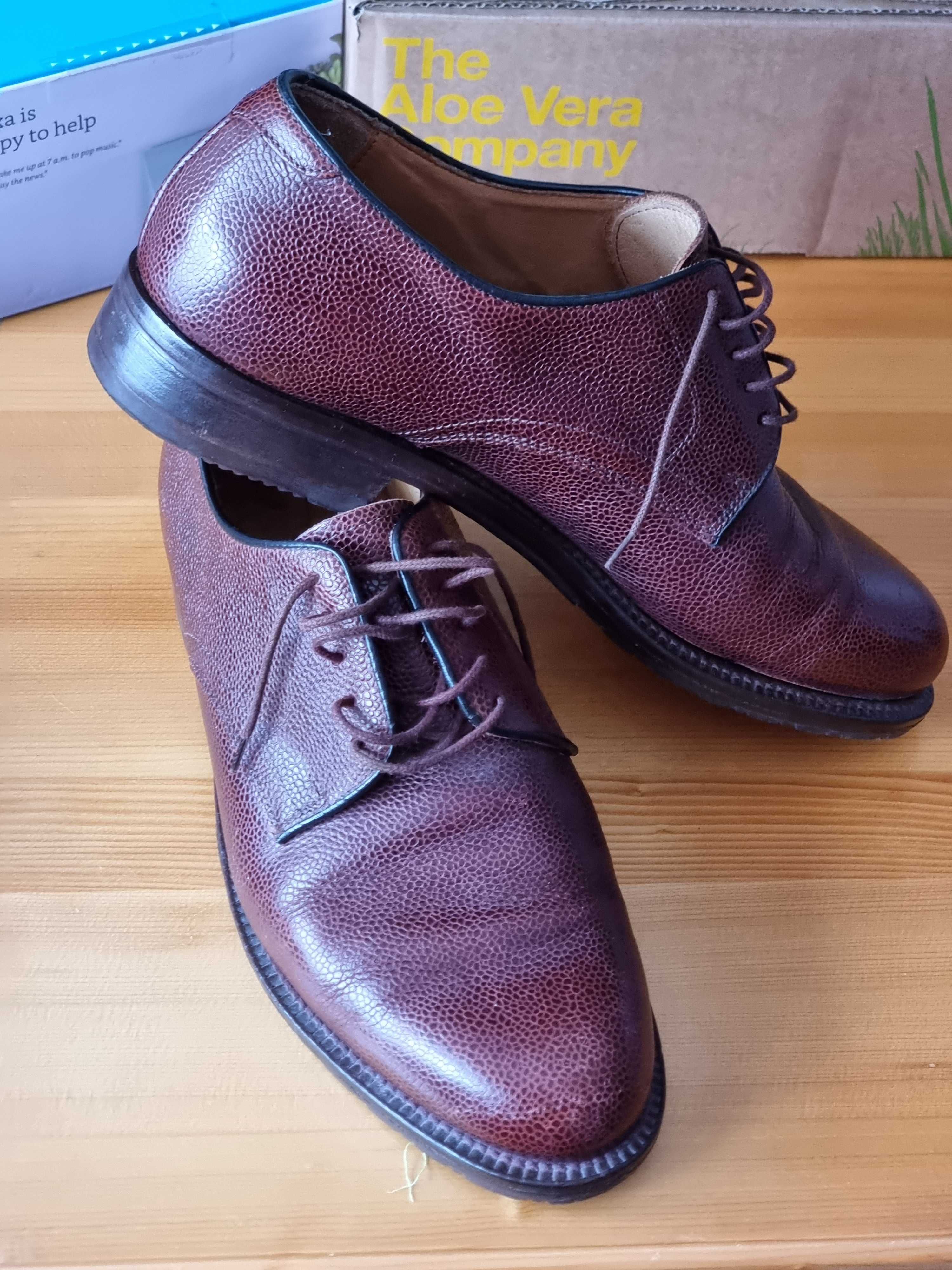 papuci Pantofi piele Burgundy Originals nunta botez majorat office