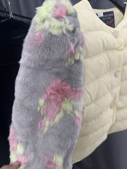 Geaca fetite pufoasa