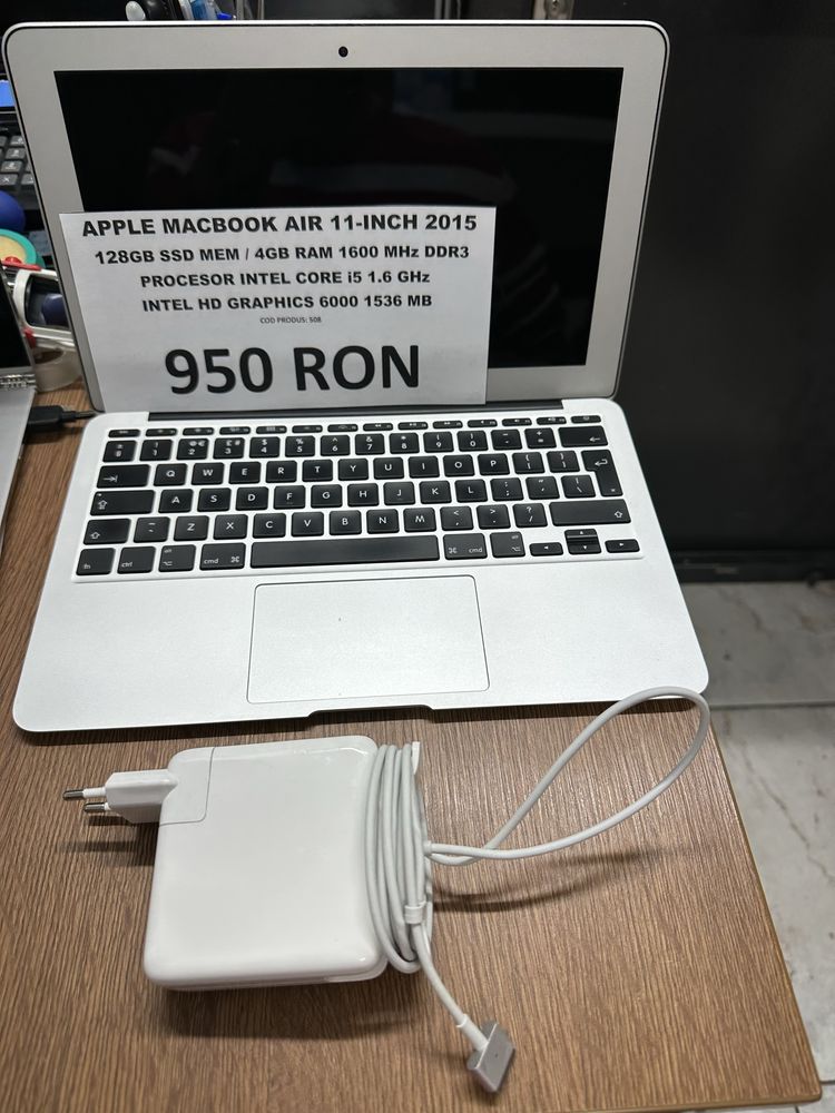 Amanet No Limit: MacBook Air 11-Inch 2015 Garantie si Bon ,128GB / 4GB