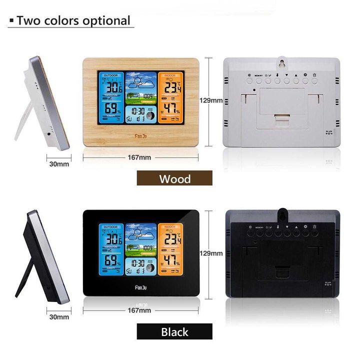 Statie meteo digitala Lumiax FanJu FJ3373,negru,sigilat
