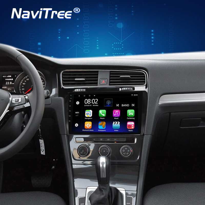 Volkswagen Golf 7 Навигация Двоен дин Мултимедия за VW Android Голф 7