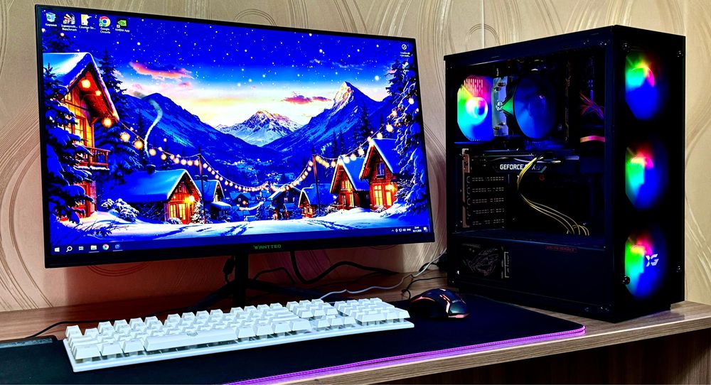 Игровой Компьютер с Монитор 165 герц ВЕСЬ КОМПЛЕКТ