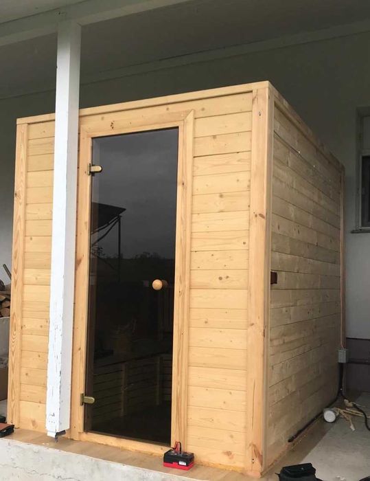 Sauna din lemn masiv