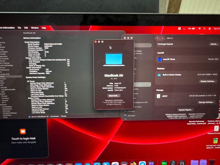 Macbook Air 2022 M1