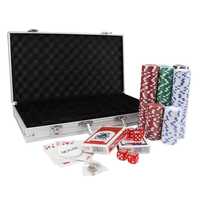 Poker Set  200 Jetoane Servieta Aluminiu