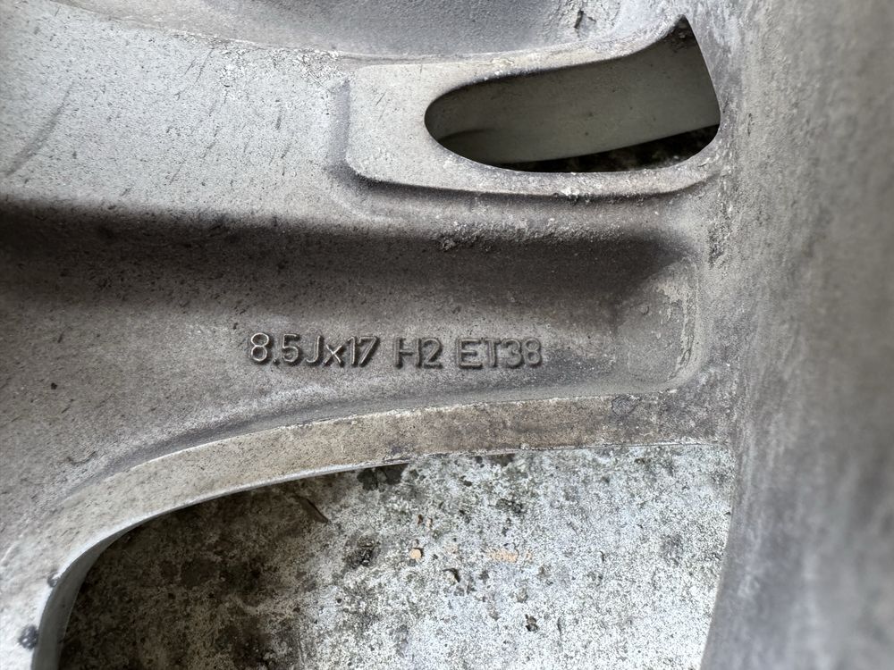 4 бр джанти 17ки  5x112 Ankaa Mercedes W211 ET38 8.5J  с гуми 225/50