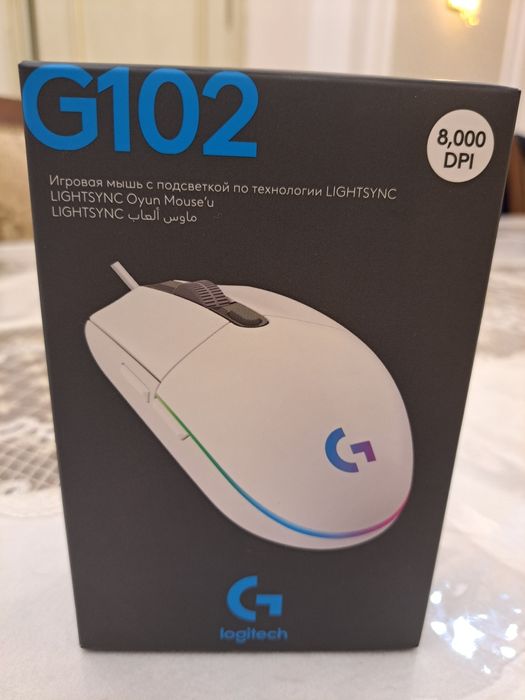 Игровая мышка Logitech G102 LightSync