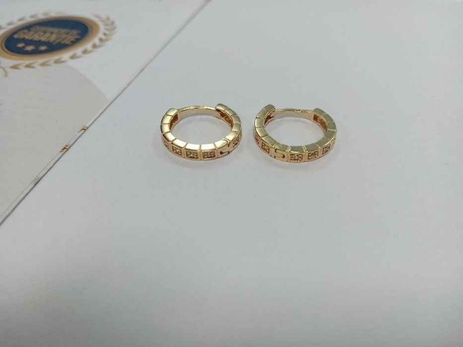 (Ag33) Cercei Aur 14K