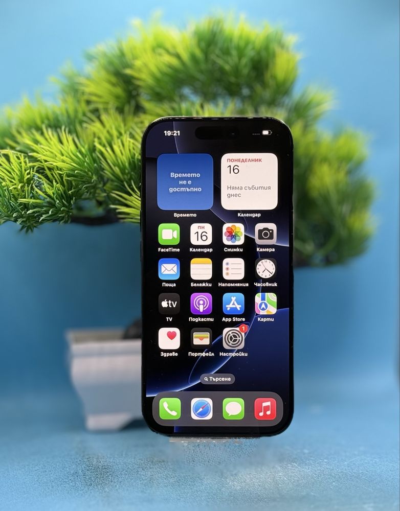 ГАРАНЦИОНЕН!!! Apple iPhone 16 Pro, 128GB, 5G, Black Titanium