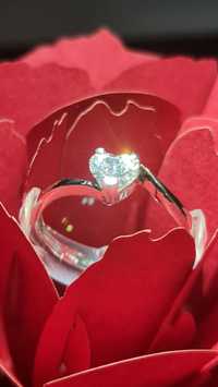 Inel logodna diamant 0.50 carate IF inima SUPERB