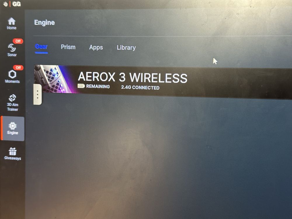 Mouse gaming wireless steelseries Aerox 3 wireless