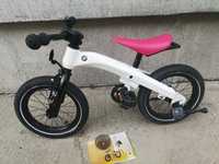 Bicicletă copii BMW Kidsbike 14 Zoll 2 in 1 alb perlat model 2021