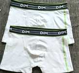 Boxeri barbatesti DIM - 2PACK(culoare alba)
