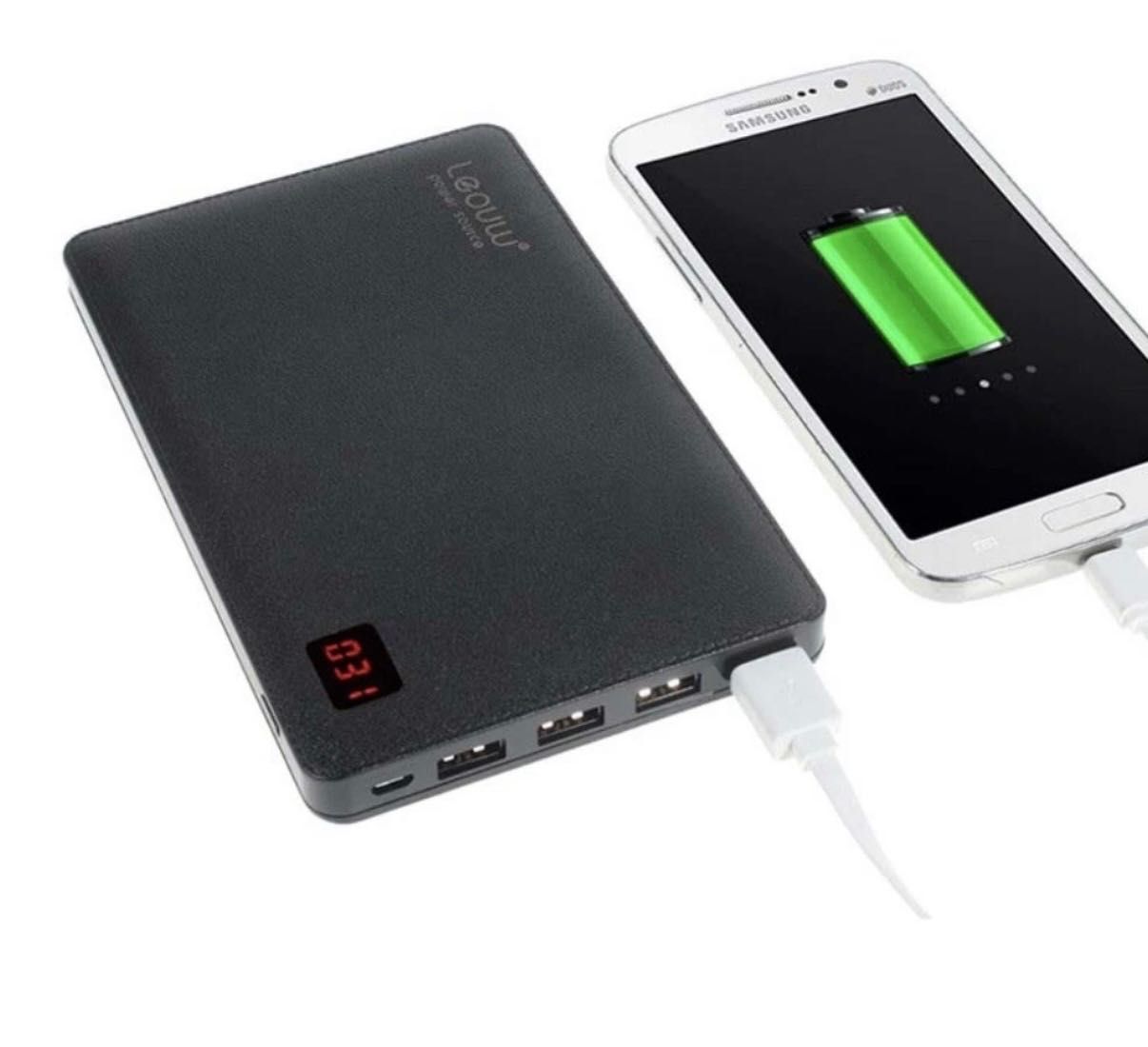 Външна батерия Leouw LE-211 19800mAh 4-портово USB зарядно устройство