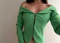 Зелена блуза Zara