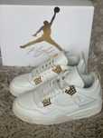 Air Jordan 4 Retro Metallic Gold White Oreo Cement Black Tech Nike