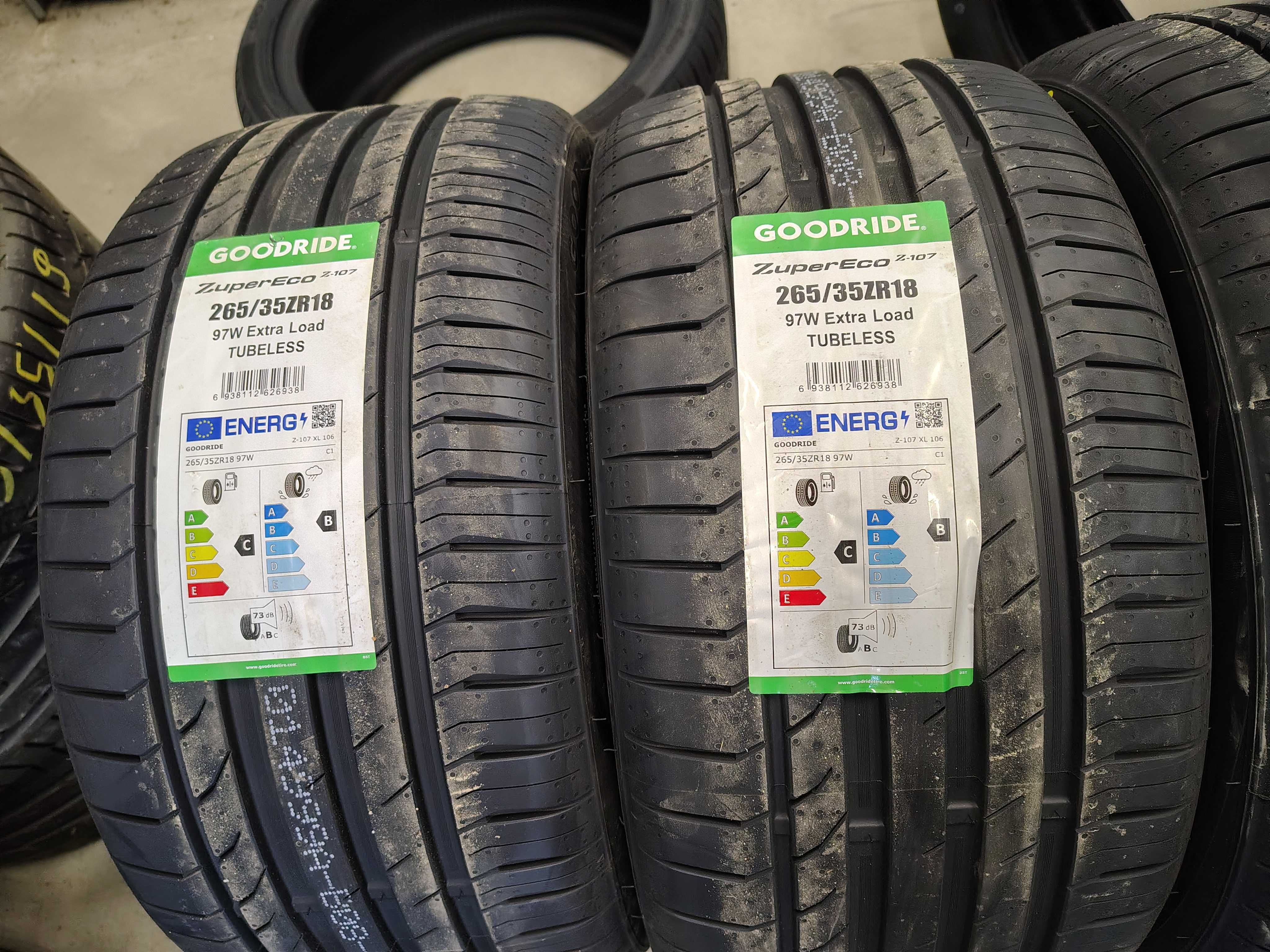 4НОВИ летни гуми СПОРТ ПАКЕТ GOODRIDE 245 40 18+265 35 18 цена за брой