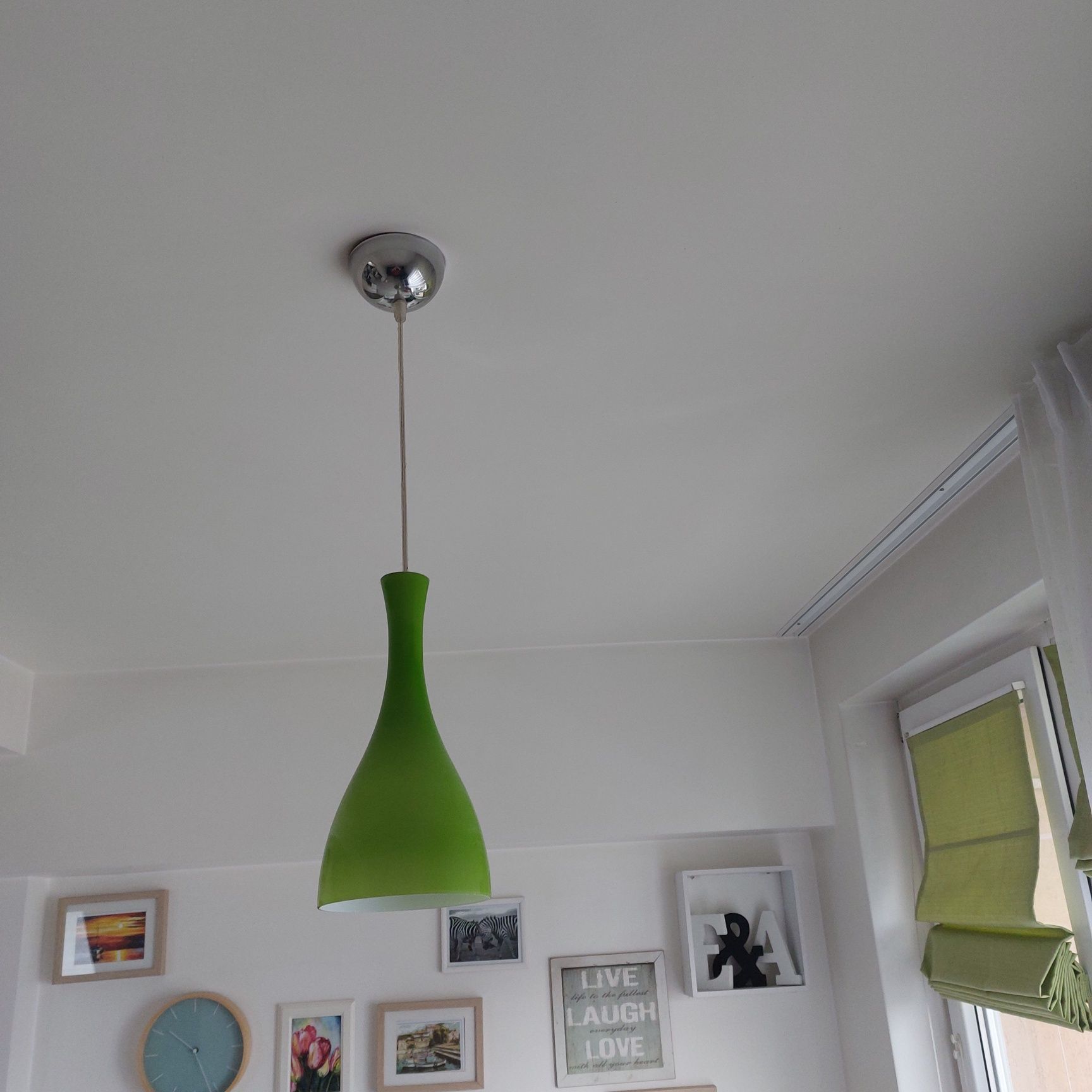 Пендел/висяща лампа за кухня и хол от стъкло 2бр