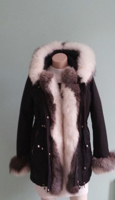 Дамска парка с косъм