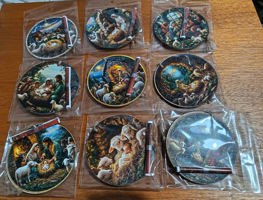 Коледни играчки за елха с късметче