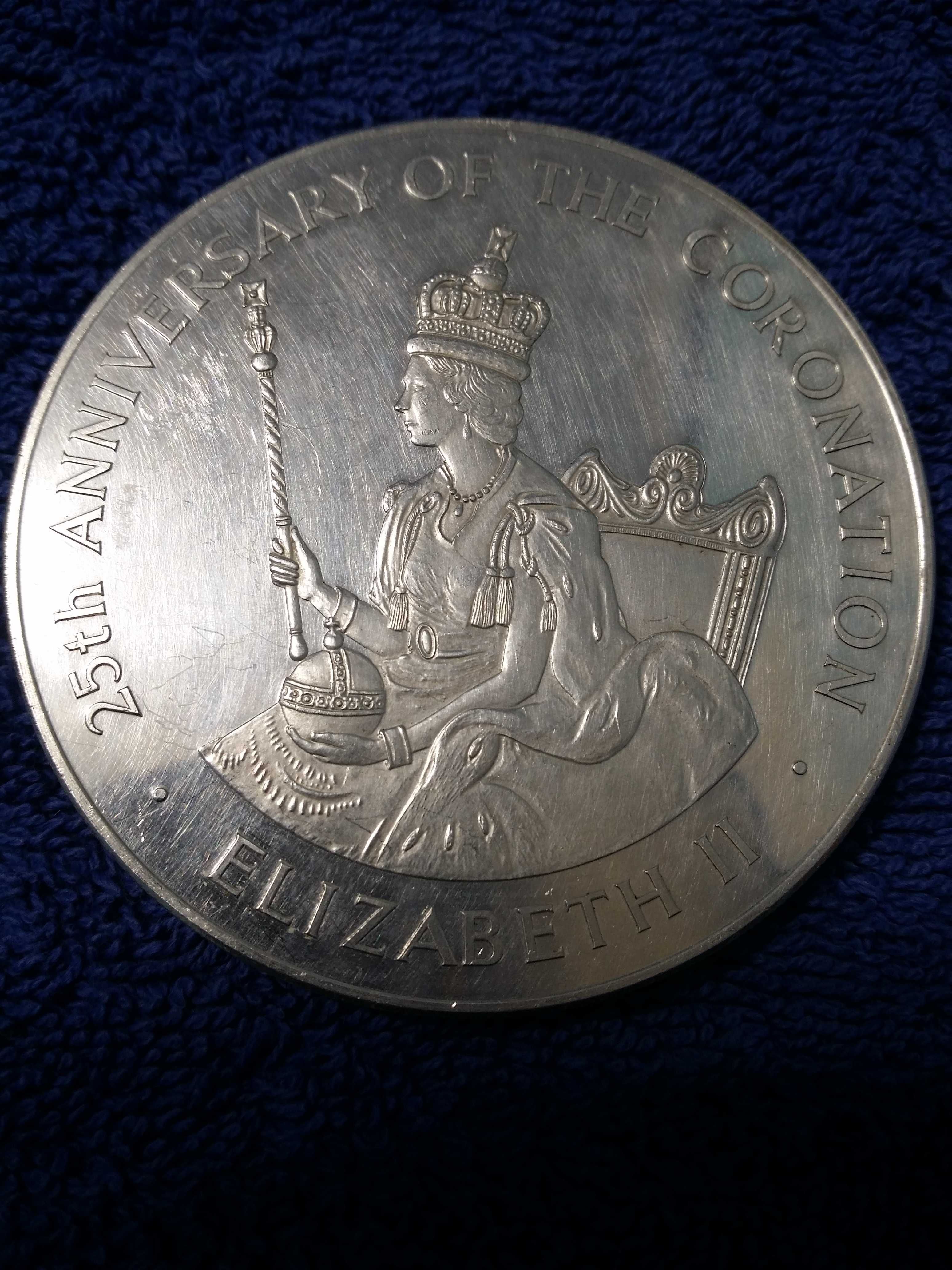 Moneda argint 925 25 dolari 1978 regina elisabeta raritate