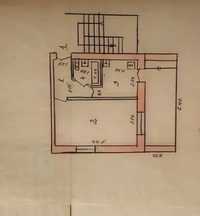 Чиланзар 23кв  1/1/5   2*6м²   42м²