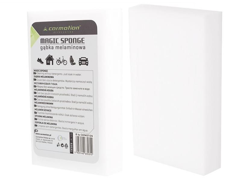 гъба за почистване magic sponge меламинова carmotion 10 х 6 х 2 см