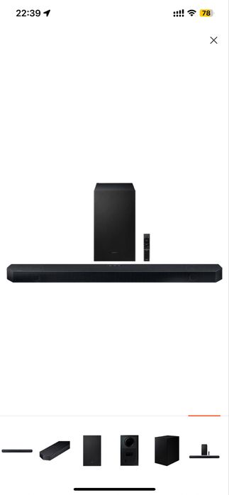 Саундбар Samsung HW-B750D/RU