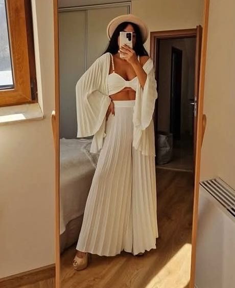 Бял комплект от 3 части