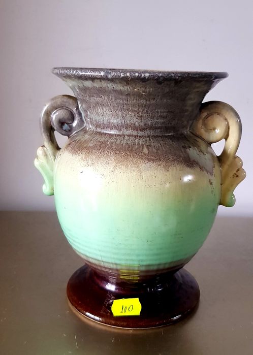 Carafa/vază  veche din ceramică glazurata