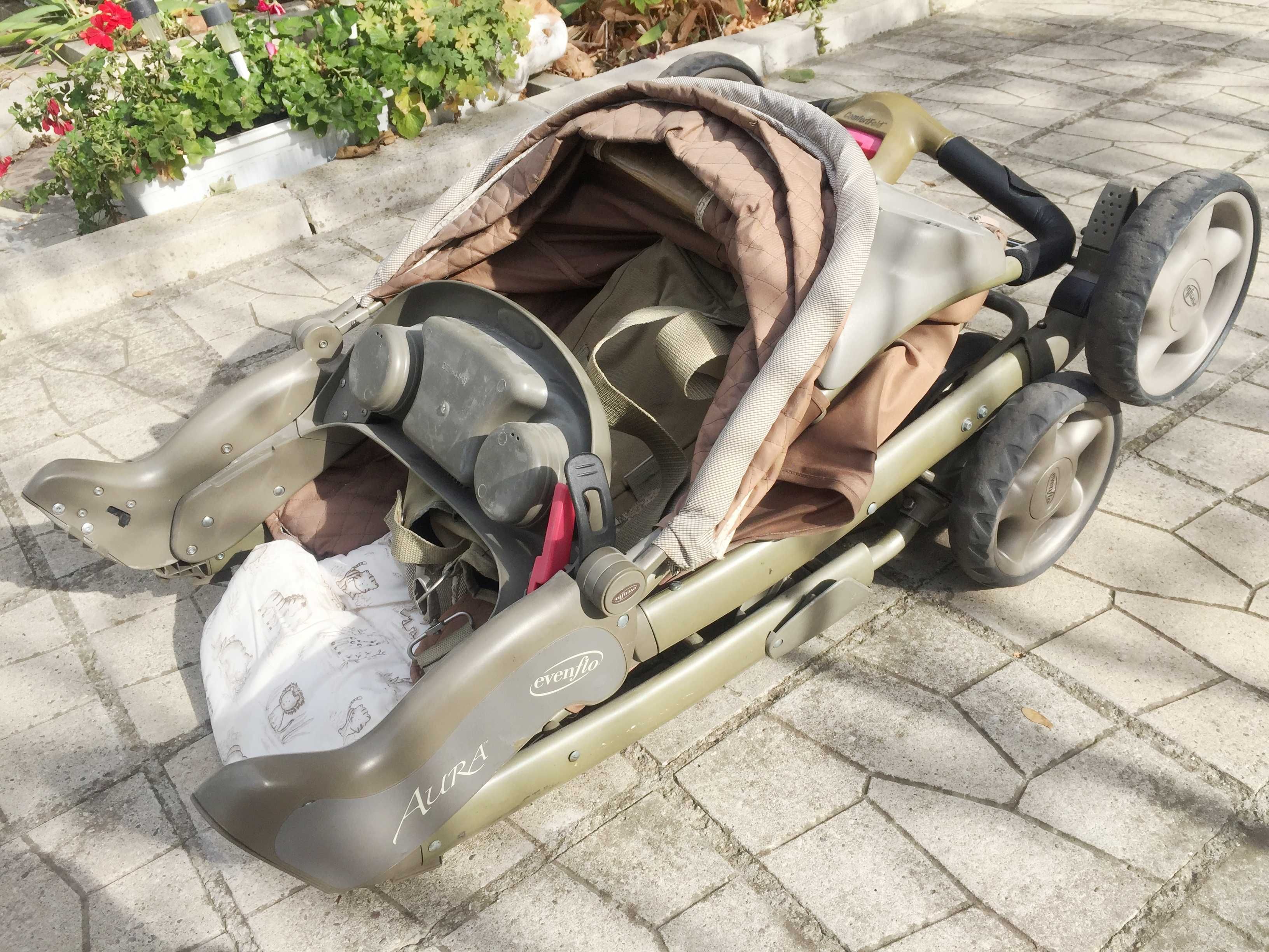 Evenflo Aura USA Детска Бебешка Количка Столче за Kолa CarSeat 3до10кг