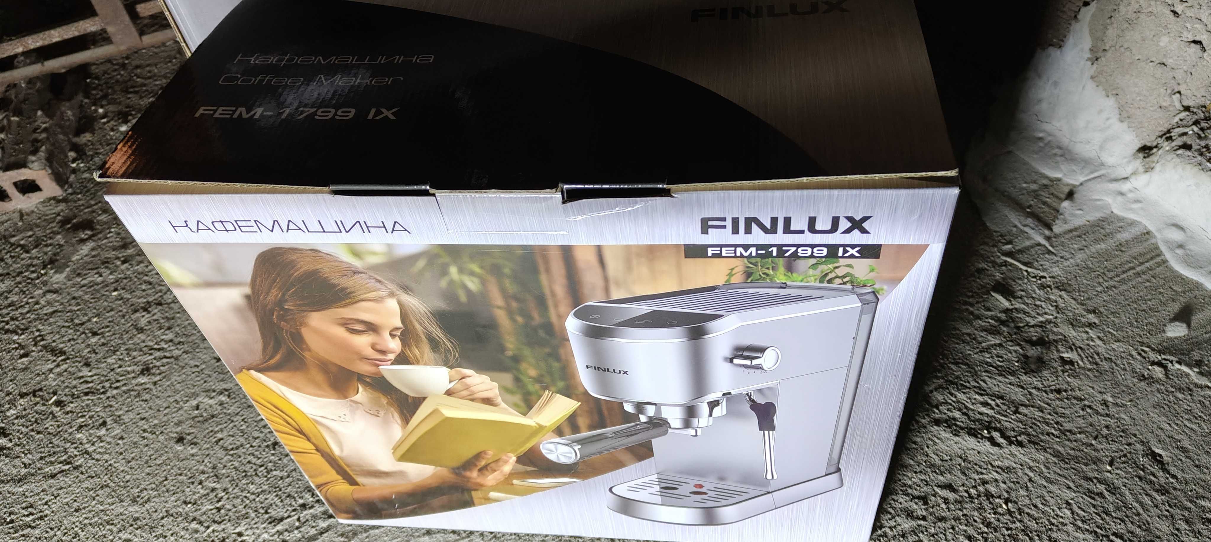 Кафемашина Finlux FEM-1799 IX , 1350 W, 20 Bar
