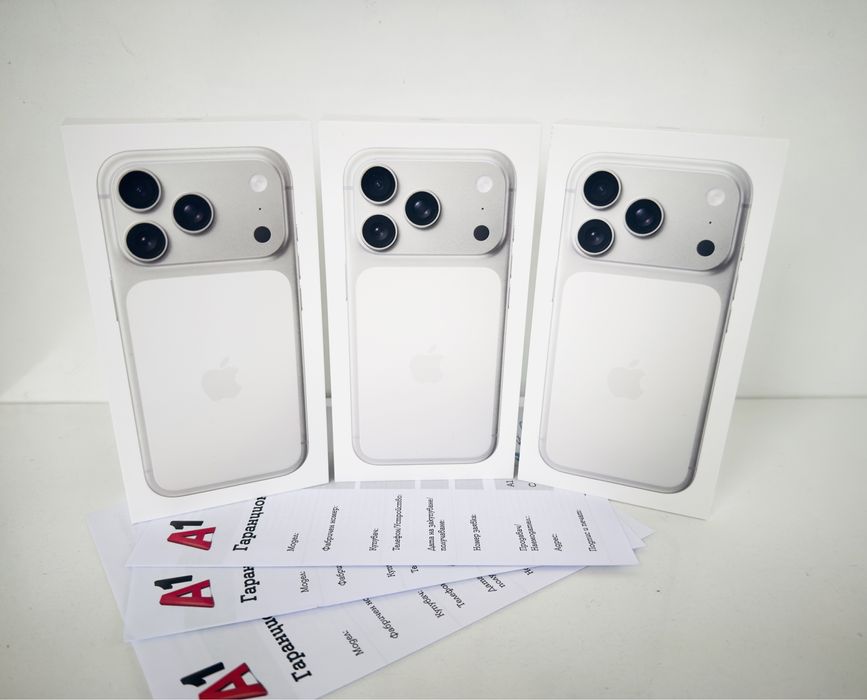 НОВ! iPhone 17 Pro 256GB Silver 2г.ГАРАНЦИЯ!