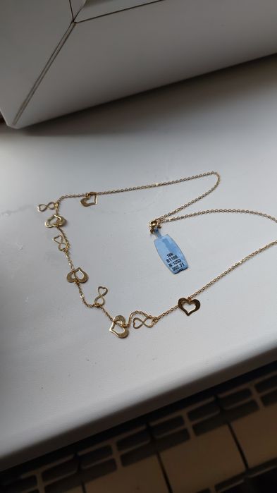 Vând lănțișor nou din aur de 18k cumpărat din Dubai cu factura